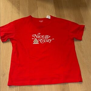 Old Navy Bright Red Kids Tee - Nice & Cozy